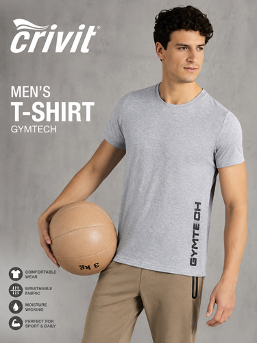 تیشرت ورزشی مردانه کرویت crivit•تنفس پذیر کد 502