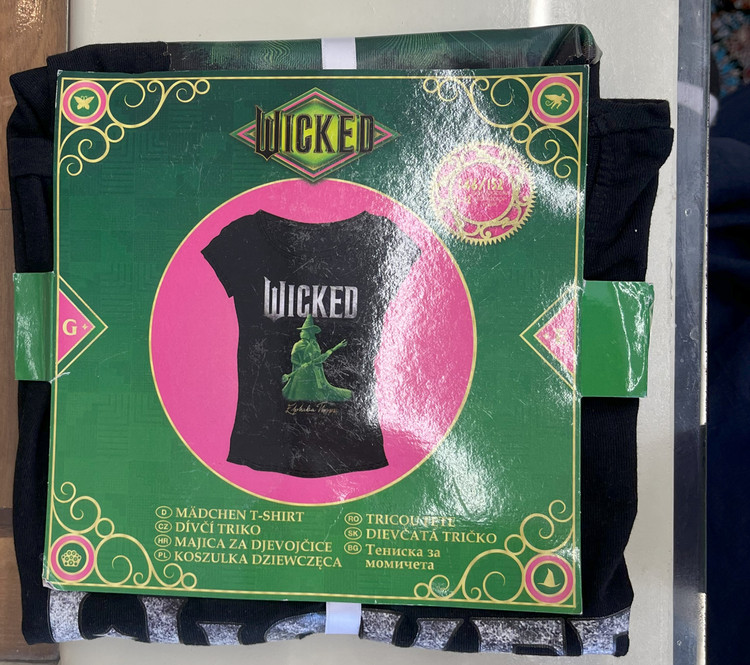 تیشرت دخترانه بچگانه wicked کد 1005