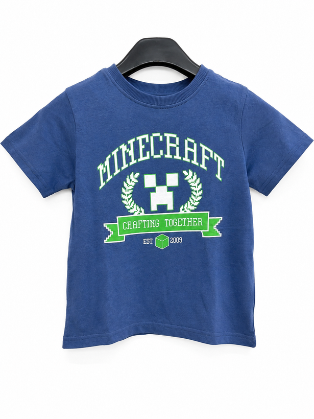 تیشرت پسرانه طرح مانکرافت Minecraft کد 1004