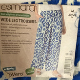 شلوار وایدلگ زنانه اسمارا esmara طرح دار