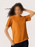 تیشرت آستین کوتاه زنانه اسمارا esmara رنگ نارنجی
