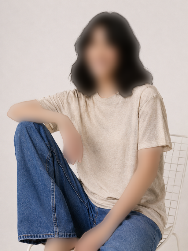 تیشرت آستین کوتاه زنانه اسمارا esmara رنگ بژ ( کرم روشن)