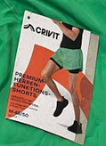 شلوارک ورزشی لگ دار مردانه کرویت سبز crivit