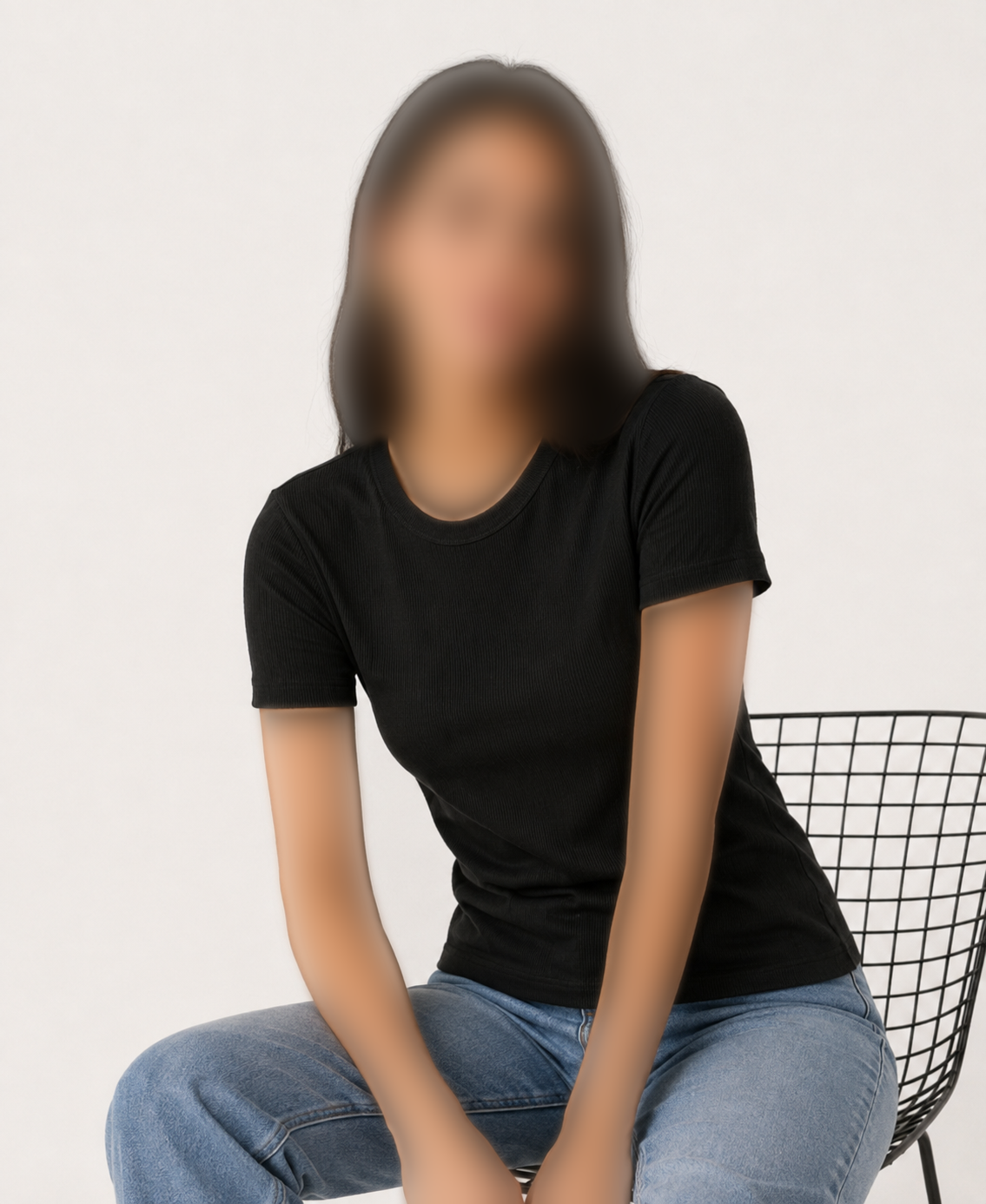 تیشرت زنانه آستین کوتاه اویاندا Oyanda رنگ مشکی ساده