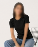 تیشرت زنانه آستین کوتاه اویاندا Oyanda رنگ مشکی ساده